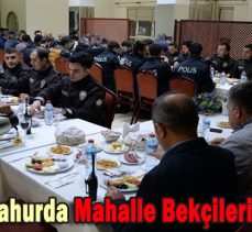 Vali Ümit Sahurda Mahalle Bekçileri İle Buluştu