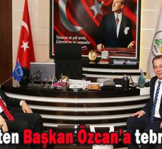 Vali  Ümit’ten Başkan Özcan’a tebrik ziyareti