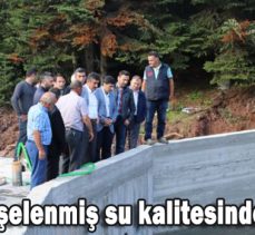 Gerede şişelenmiş su kalitesinde su içiyor