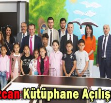 Başkan Özcan Kütüphane Açılışına Katıldı