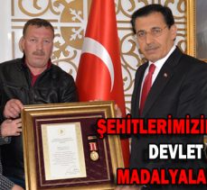 Şehitlerimizin Ailelerine Devlet Övünç Madalyaları Verildi