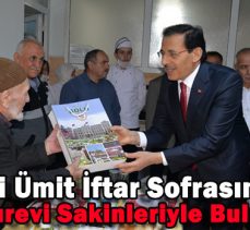 Vali Ümit İftar Sofrasında Huzurevi Sakinleriyle Buluştu