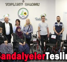 Akülü Sandalyeler Teslim Edildi