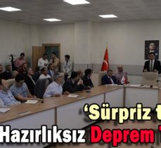 Bolu’da Hazırlıksız Deprem Tatbikatı