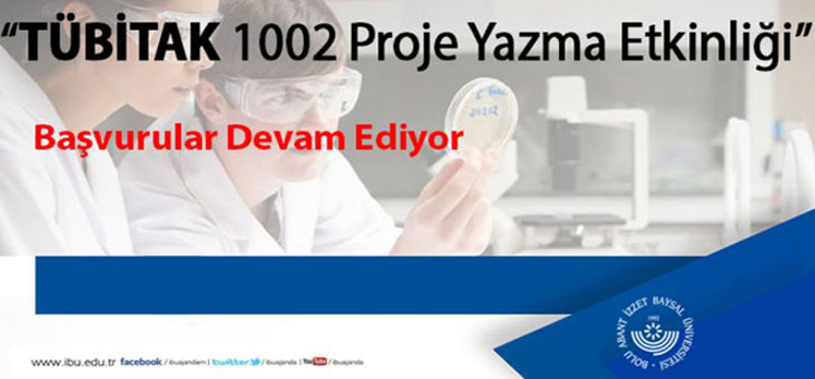 “TÜBİTAK 1002 PROJE YAZMA ETKİNLİĞİ” Başvuruları Devam Ediyor…