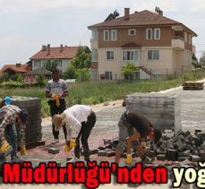 Fen İşleri Müdürlüğü’nden yoğun mesai