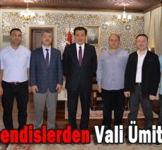 Genç Mühendislerden Vali Ümit’e Ziyaret