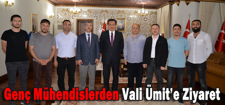 Genç Mühendislerden Vali Ümit’e Ziyaret