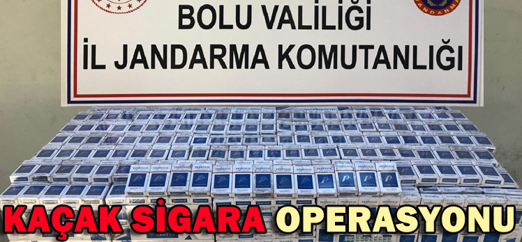 KAÇAK SİGARA OPERASYONU