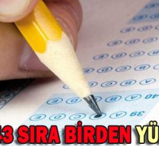 LGS’DE 43 SIRA BİRDEN YÜKSELDİK