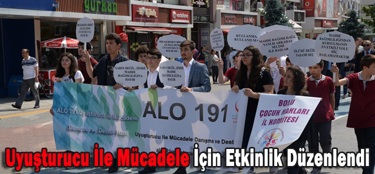 Uyuşturucu İle Mücadele İçin Etkinlik Düzenlendi