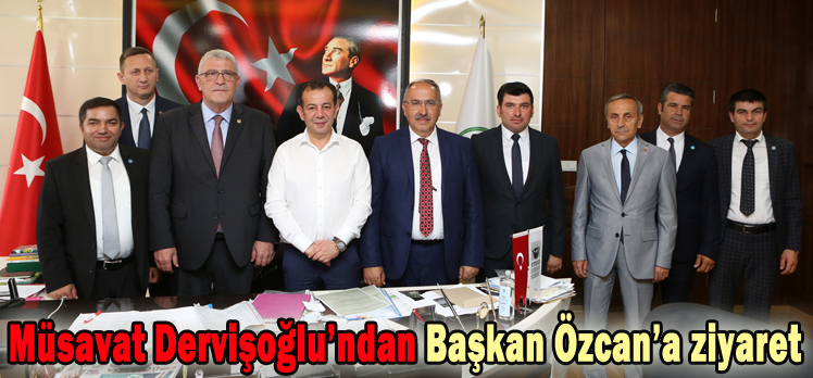 Müsavat Dervişoğlu’ndan Başkan Özcan’a ziyaret