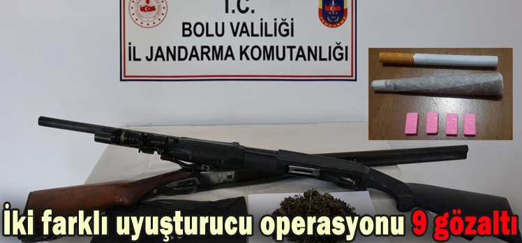 İki farklı uyuşturucu operasyonu: 9 gözaltı