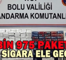 Jandarmadan kaçak sigara operasyonu