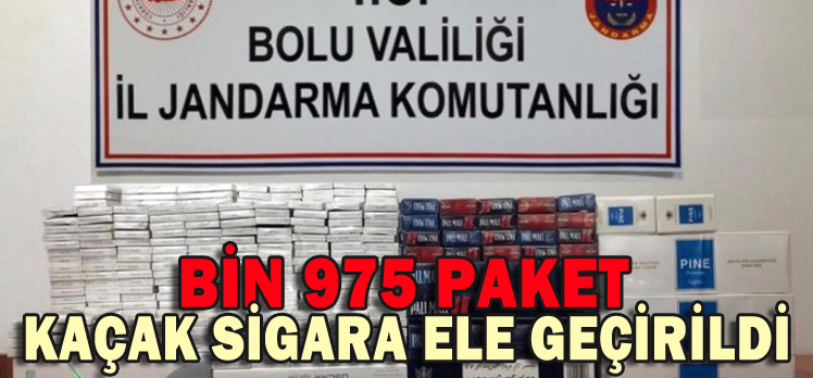 Jandarmadan kaçak sigara operasyonu