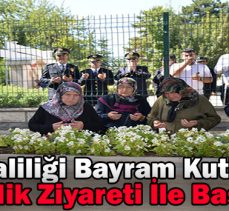 Bolu Valiliği Bayram Kutlaması Şehitlik Ziyareti İle Başladı