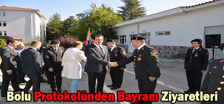 Bolu Protokolünden Bayram Ziyaretleri