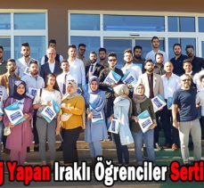 BAİBÜ’de Staj Yapan Iraklı Öğrenciler Sertifikalarını Aldı