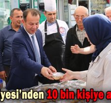 Bolu Belediyesi’nden 10 bin kişiye aşure ikramı