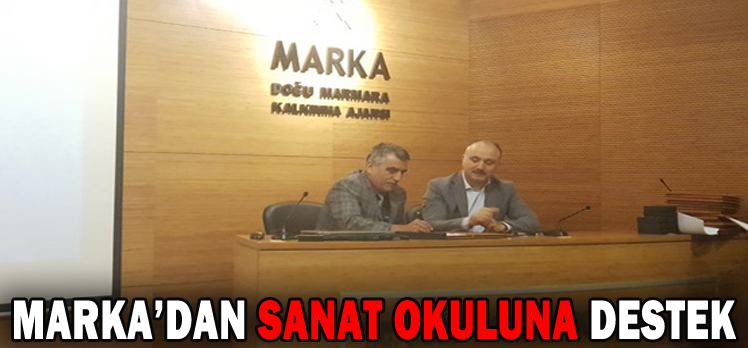 MARKA’DAN SANAT OKULUNA DESTEK