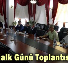 Halk Günü Toplantısı Yapıldı