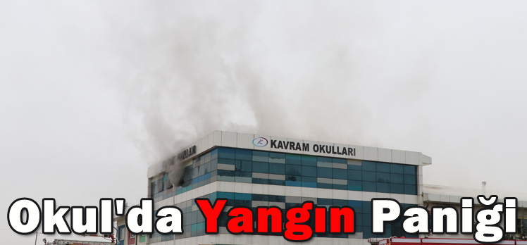 Okul’da Yangın Paniği