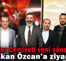 Gazeteciler Cemiyeti yeni yönetiminden Başkan Özcan’a ziyaret