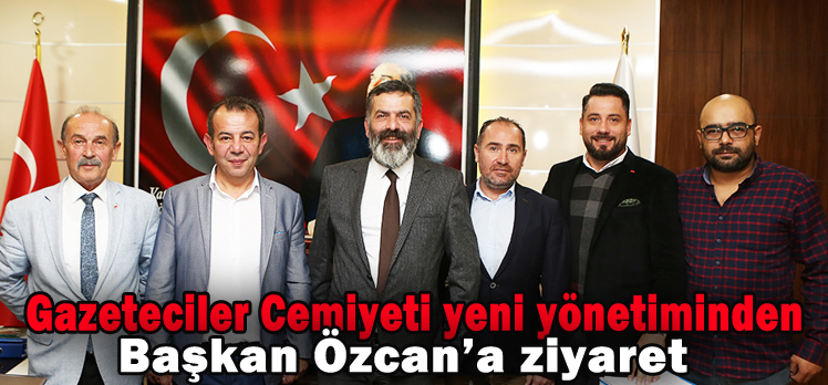 Gazeteciler Cemiyeti yeni yönetiminden Başkan Özcan’a ziyaret