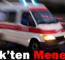 Trafik’ten Menedildi