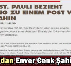 Boluspor’dan Enver Cenk Şahin’e davet