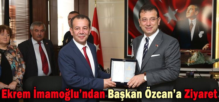 Ekrem İmamoğlu’ndan Başkan Özcan’a Ziyaret