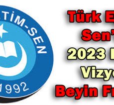 Türk Eğitim Sen’den 2023 Eğitim Vizyonu Beyin Fırtınası