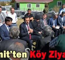 Vali Ümit’ten Köy Ziyaretleri