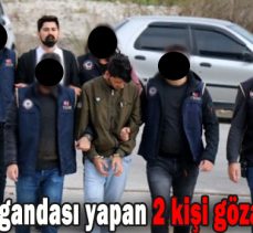 Terör propagandası yapan 2 kişi gözaltına alındı!…