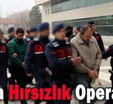 Bolu’da Hırsızlık Operasyonu