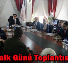 92’nci Halk Günü Toplantısı Yapıldı