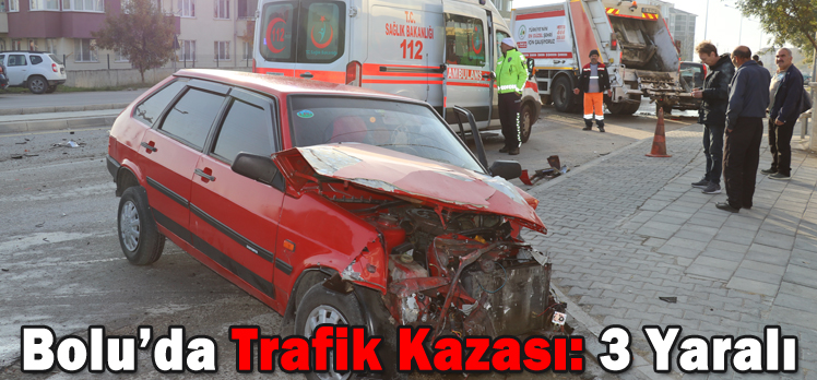 Bolu’da Trafik Kazası: 3 Yaralı