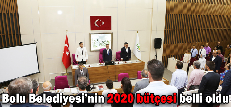 Bolu Belediyesi’nin 2020 bütçesi belli oldu