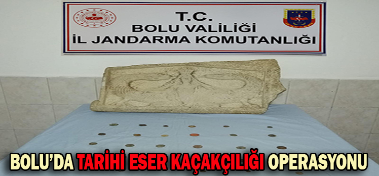 BOLU’DA TARİHİ ESER KAÇAKÇILIĞI OPERASYONU