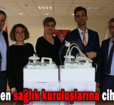 Belediye’den sağlık kuruluşlarına cihaz desteği