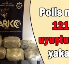 Polis memuru 121 kilo uyuşturucuyla yakalandı