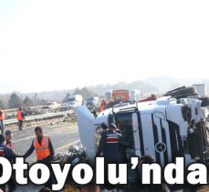 Tem Otoyolu’nda Kaza