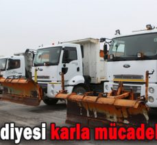 Bolu Belediyesi karla mücadeleye hazır