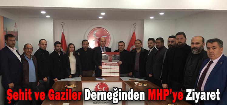 Şehit ve Gaziler Derneğinden MHP’ye Ziyaret