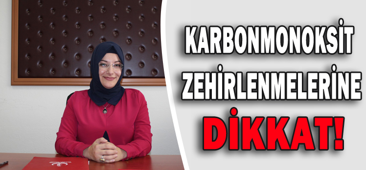 KARBONMONOKSİT ZEHİRLENMELERİNE DİKKAT!