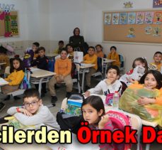 Öğrencilerden Örnek Davranış