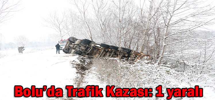 Bolu’da Trafik Kazası: 1 yaralı