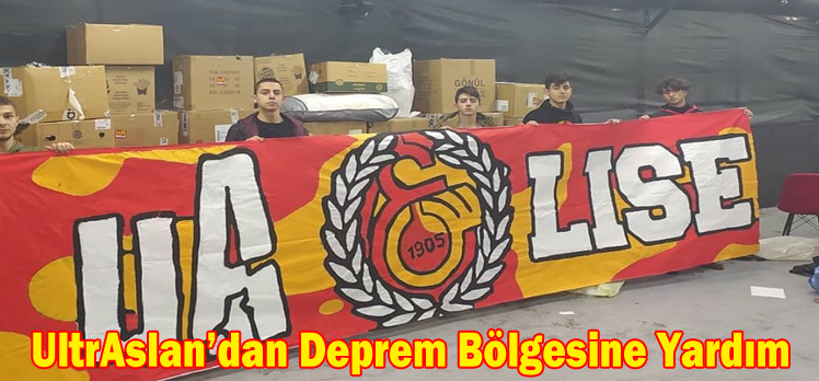 UltrAslan’dan Deprem Bölgesine Yardım