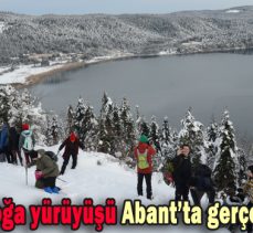 Yılın ilk doğa yürüyüşü Abant’ta gerçekleştirildi