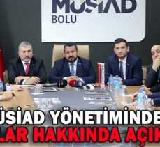 MÜSİAD YÖNETİMİNDEN İSTİFALAR HAKKINDA AÇIKLAMA